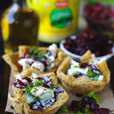 Del Monte CRANBERRY AND CHICKEN STUFFED BREAD CUPS Recipe